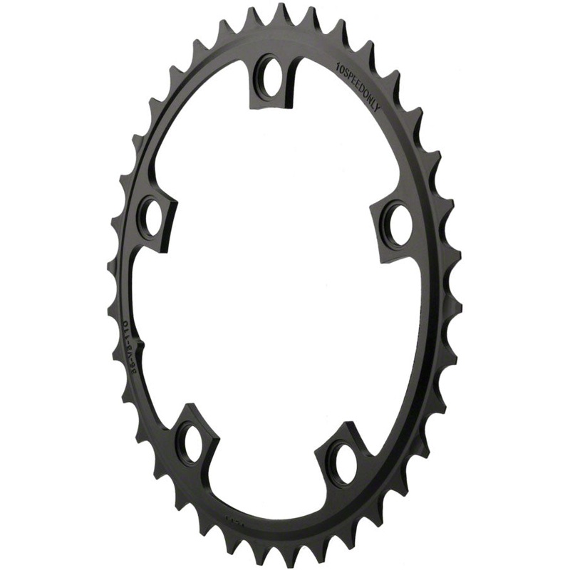 SRAM Red/Force/Rival/Apex 34T 10-Speed 110mm Black Chainring Use with 50T
