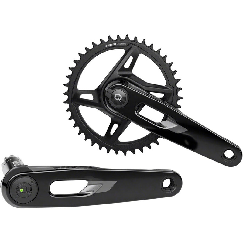 SRAM Rival 1x XPLR AXS Power Meter Wide Crankset – 160mm, 12/13-Speed, 42t, 8-Bolt Direct Mount, DUB PM Spindle, Black,