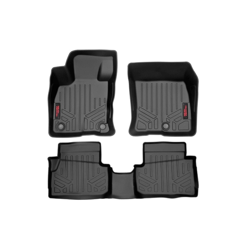Rough Country | Floor Mats | Front and Rear | Ford Maverick 2WD/4WD (2022-2026) | M-51100