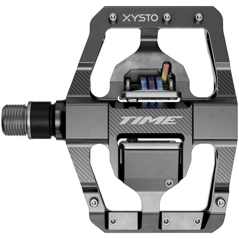 Time XYSTO Pedals – Dual Sided Clipless Aluminum 9/16″ Gray C1