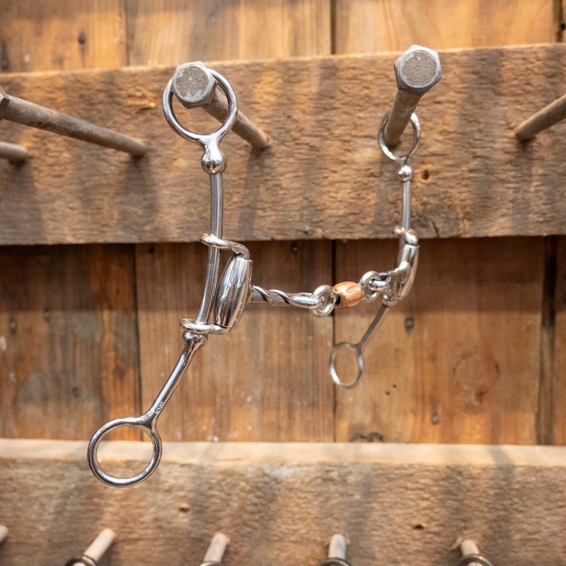 CHS Lil’ Beau Twisted Dog Bone Bit w/Roller