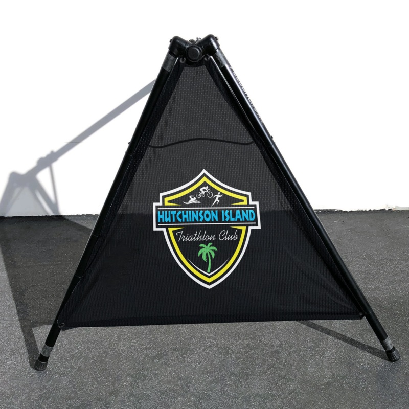 Hutchinson Island Tri Club 2025 Bike Rack Banners (Set of 2 Mesh Banners)