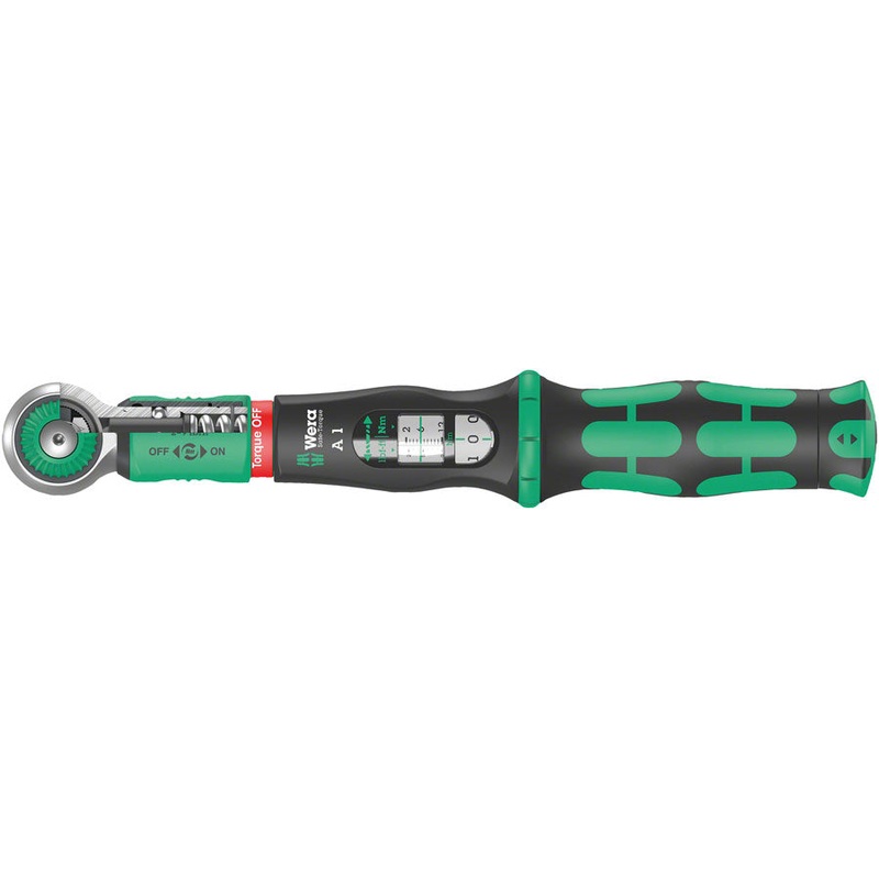 Wera Safe-Torque A 1 Torque Wrench – 1/4″ Square Head Drive, 2-12 Nm