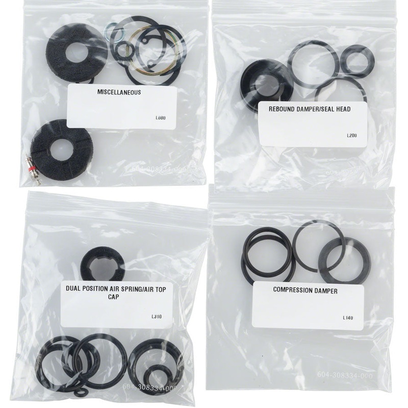 RockShox Full Service Kit Dual Position Air/Motion Control DNA 2012 Revelation New Dual Wing Adjuster Knob