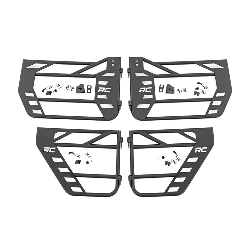 Rough Country | Tubular Doors | Front and Rear | Jeep Wrangler JK/Wrangler Unlimited  (07-18) | 10588