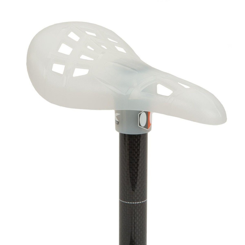 Box One Race Saddle Translucent White