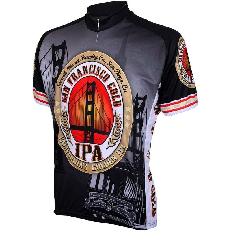 Men’s San Francisco Road Bike Jersey Black