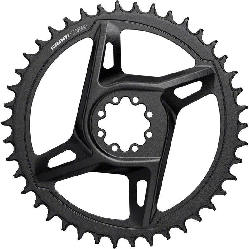 SRAM Rival X-Sync Direct Mount Road Chainring – 46t 12-Speed 8-Bolt Direct Mount 6.5mm Offset BLK E1