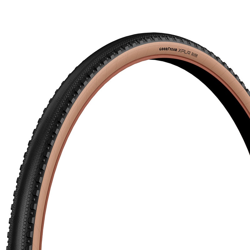 Zipp Goodyear XPLR Slick Gravel Tire 700x45C Folding Tubeless Ready Dynamic:UHP M:Wall Black