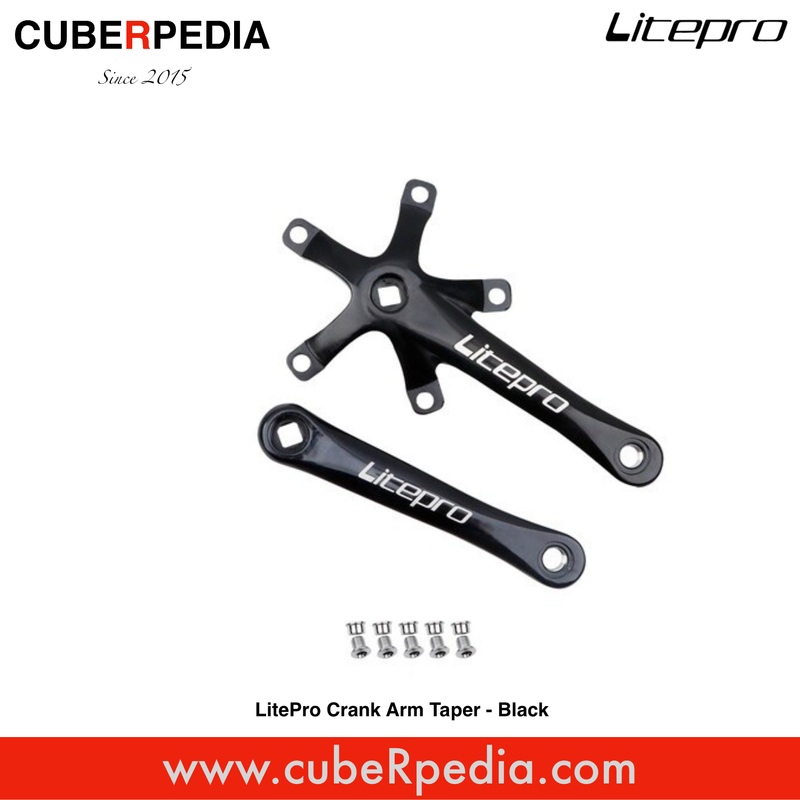 LitePro Crank Arm Taper – Black
