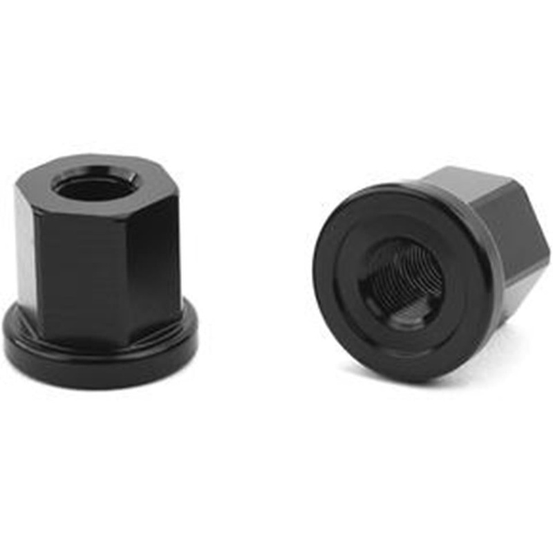 Mission Axle Nuts Black