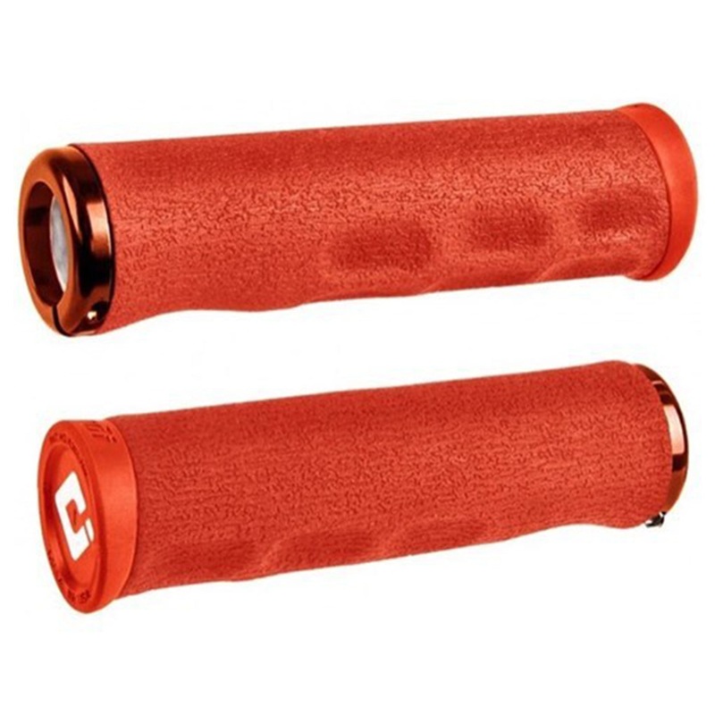 ODI F-1 Dread Lock On Grips – Single Lock On Grips – Orange