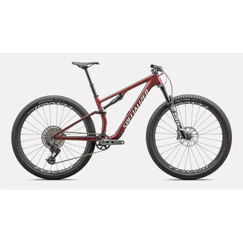 Specialized Epic 8 Expert 12 Speed Full Suspension Mountain Bicycle Satin/RedSkyWhite