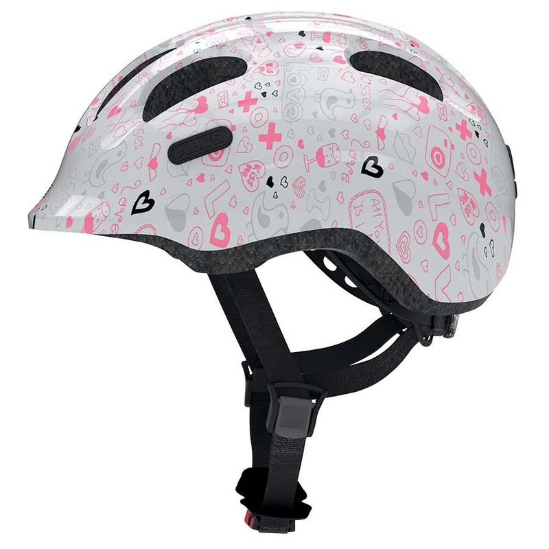Abus Smiley 2.1 Kid’s Helmet White Crush