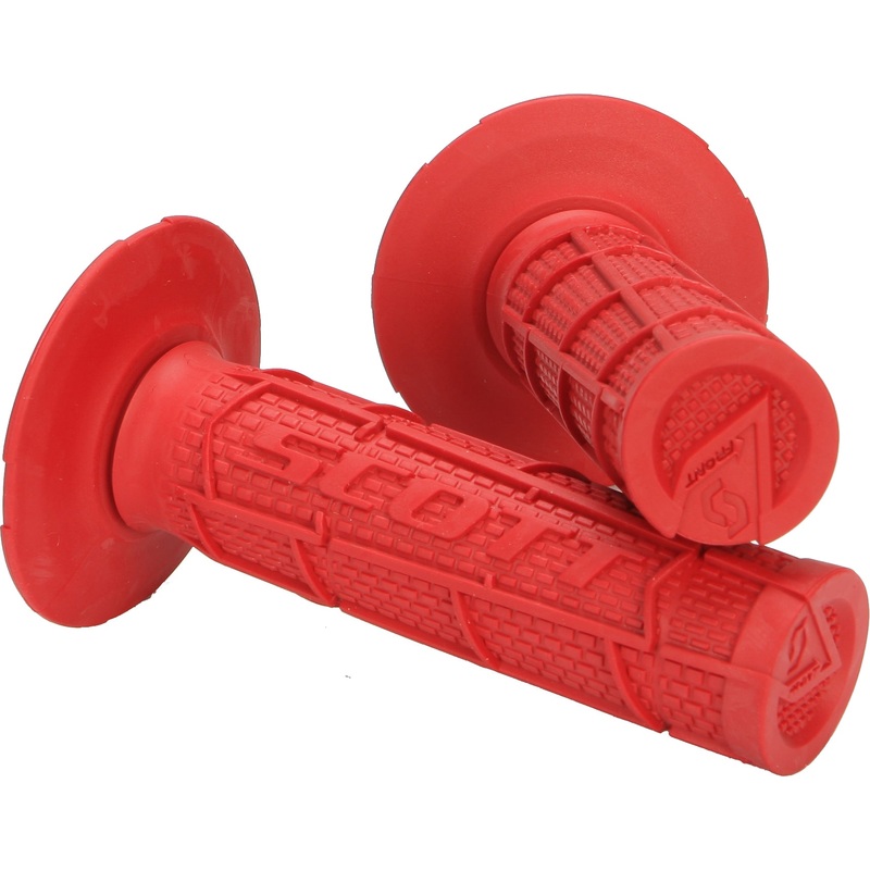 Radial Full Waffle Grips Red 7/8″