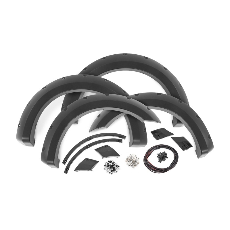 Rough Country | Pocket Fender Flares | ME Abyss Gray | Ford F-150 2WD/4WD (2018-2020) | F-F11811A-ME