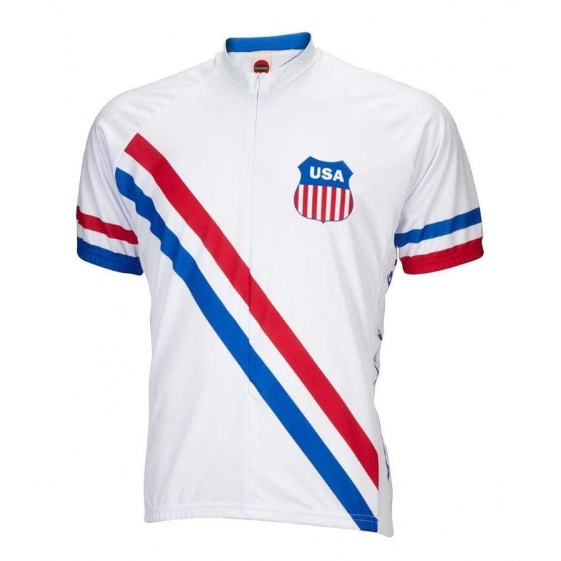 Men’s 1948 Olympics Road Bike Jersey White