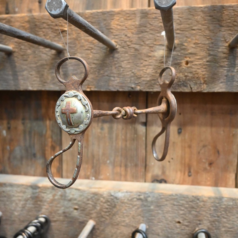 R. Yates Dog Bone w/ Copper Rings Bit