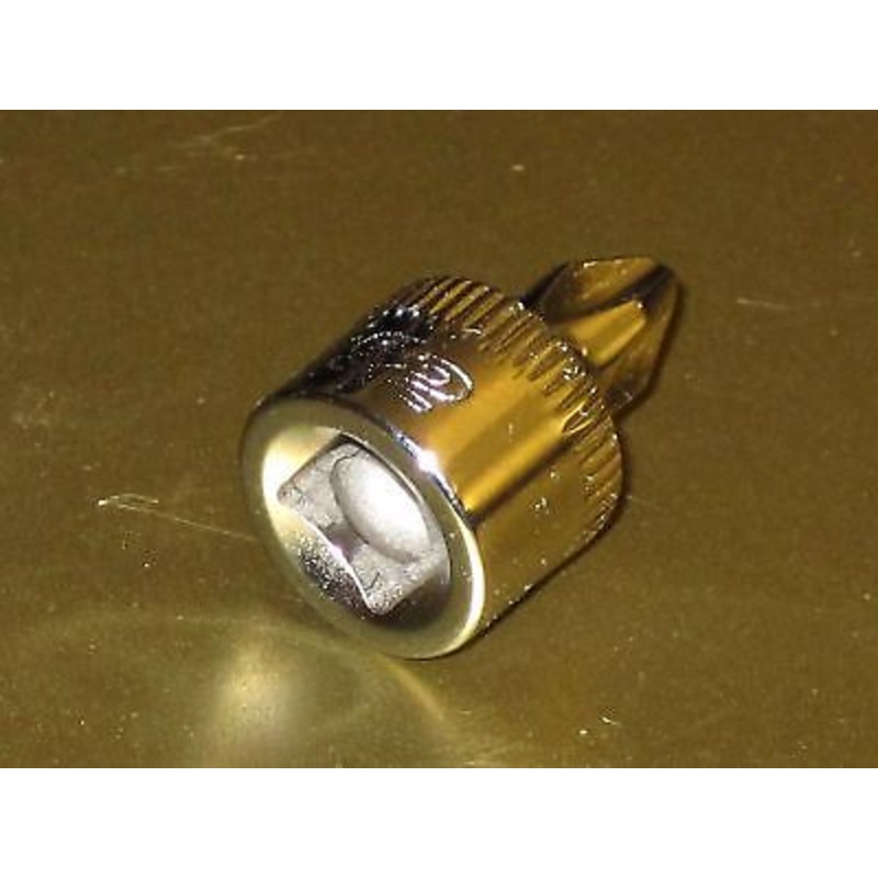 Shorty micro phillips screw head to 1/4″ socket ratchet drive tool auto