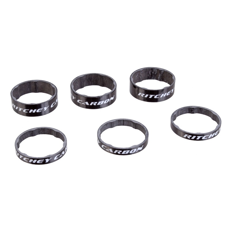 WCS Headset Stack Spacer – 1-1/8″ 3x5mm 3x10mm Carbon Gloss BLK
