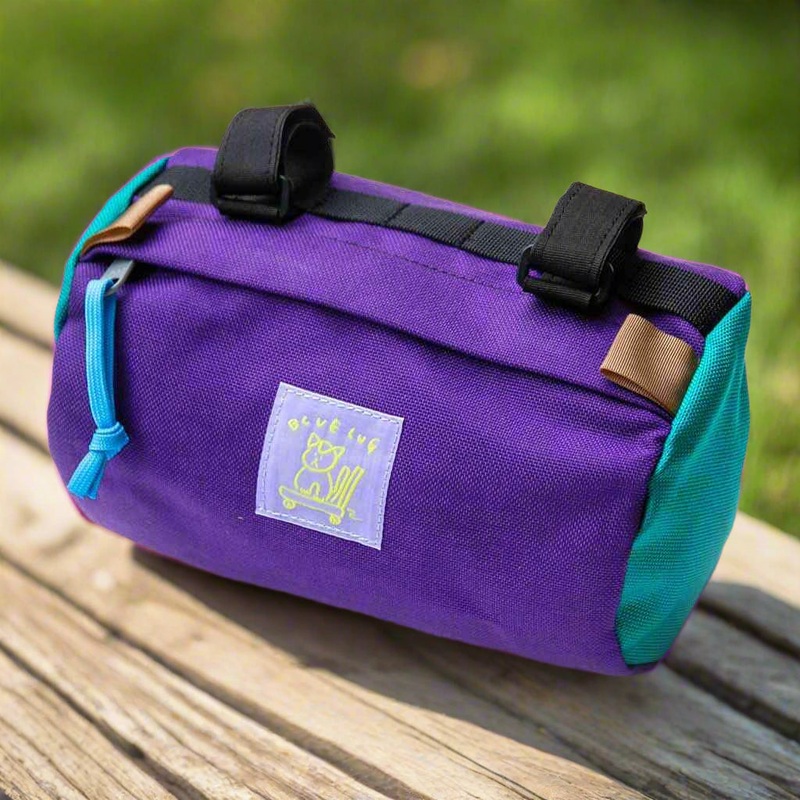 BLUE LUG Handlebar Bike Pouch – Purple