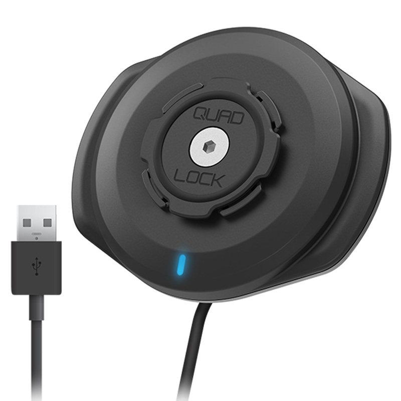 Quadlock Weatherproof Wireless Charging Head – Black