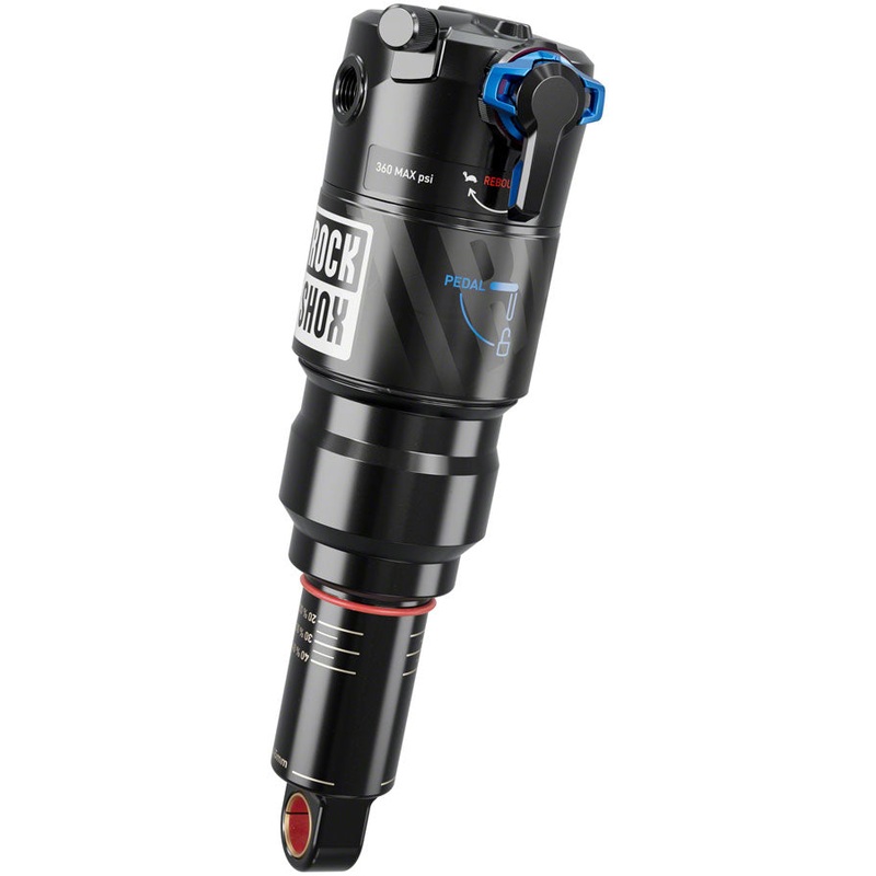 RockShox Deluxe Ultimate RCT  Rear Shock – 185 x 55mm, Linear XL, 4 Neg/0 Pos Tokens, Reb 55 / Comp 30, Lock Out 4,