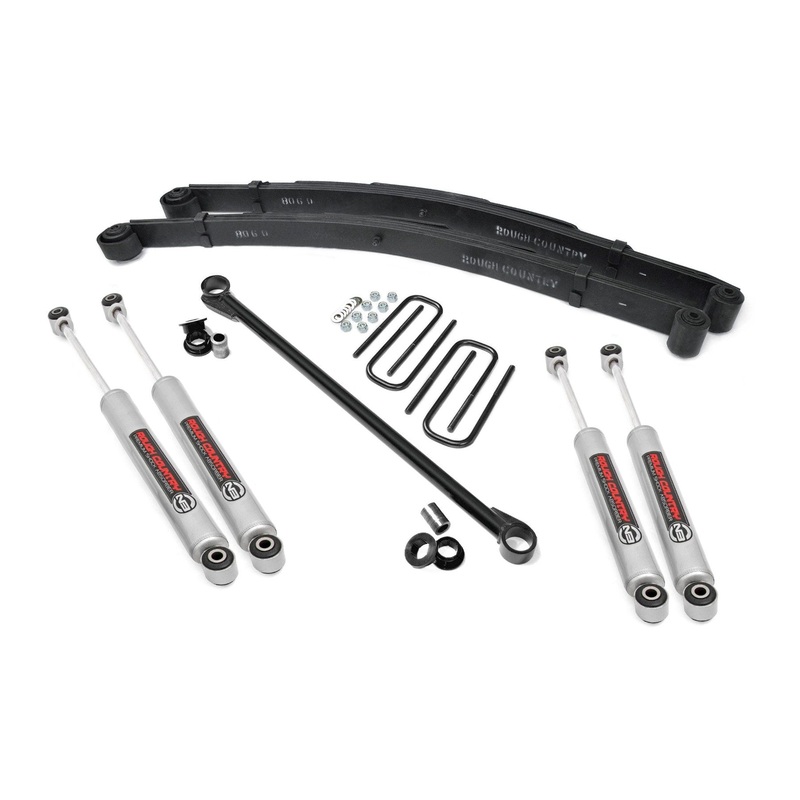 Rough Country | 2.5 Inch Leveling Kit | Leaf Spring | Ford F-250/F-350 Super Duty 4WD (99-04) | 489.20