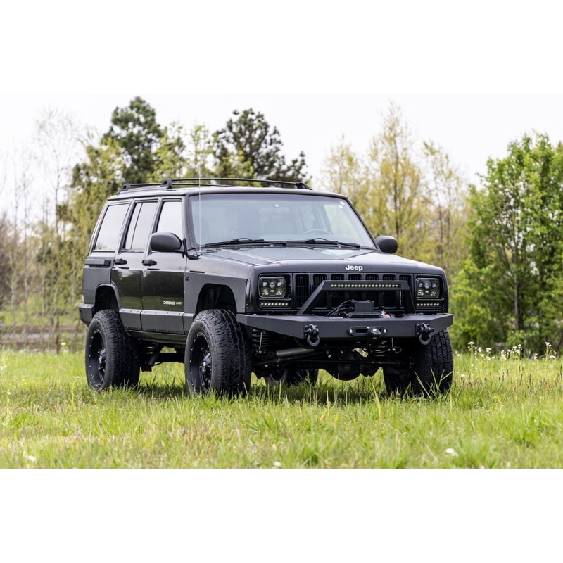 Rough Country | 3 Inch Lift Kit | RR Springs | V2 | Jeep Cherokee XJ 2WD/4WD (1984-2001) | 63070