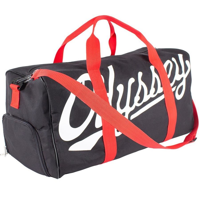 Odyssey Slugger Duffle Bag – Black with Red Straps