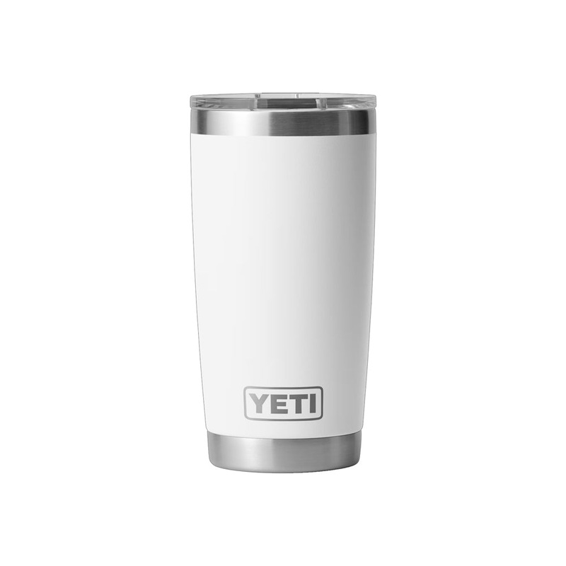 Rambler 20oz Tumbler with Magslider Lid White