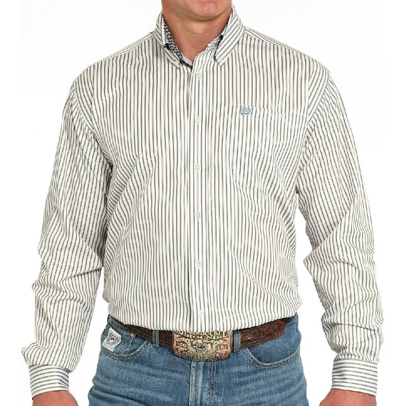 Cinch Men’s Stripe Button Down Shirt