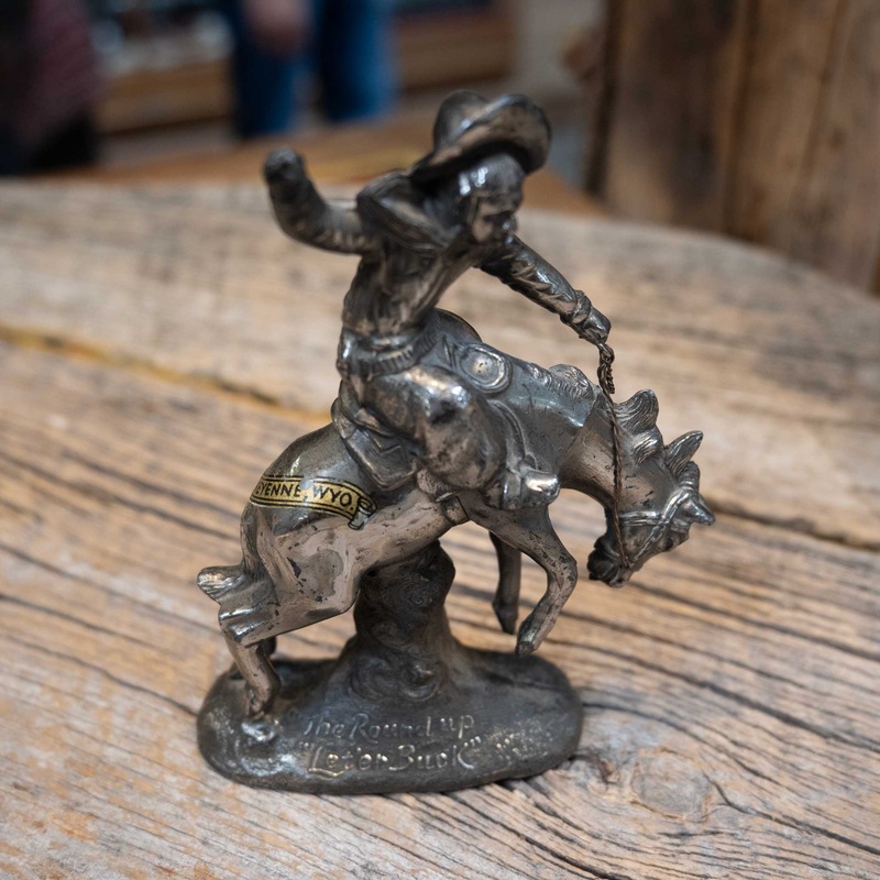 Vintage Souvenir “The Round Up Let’ R Buck”