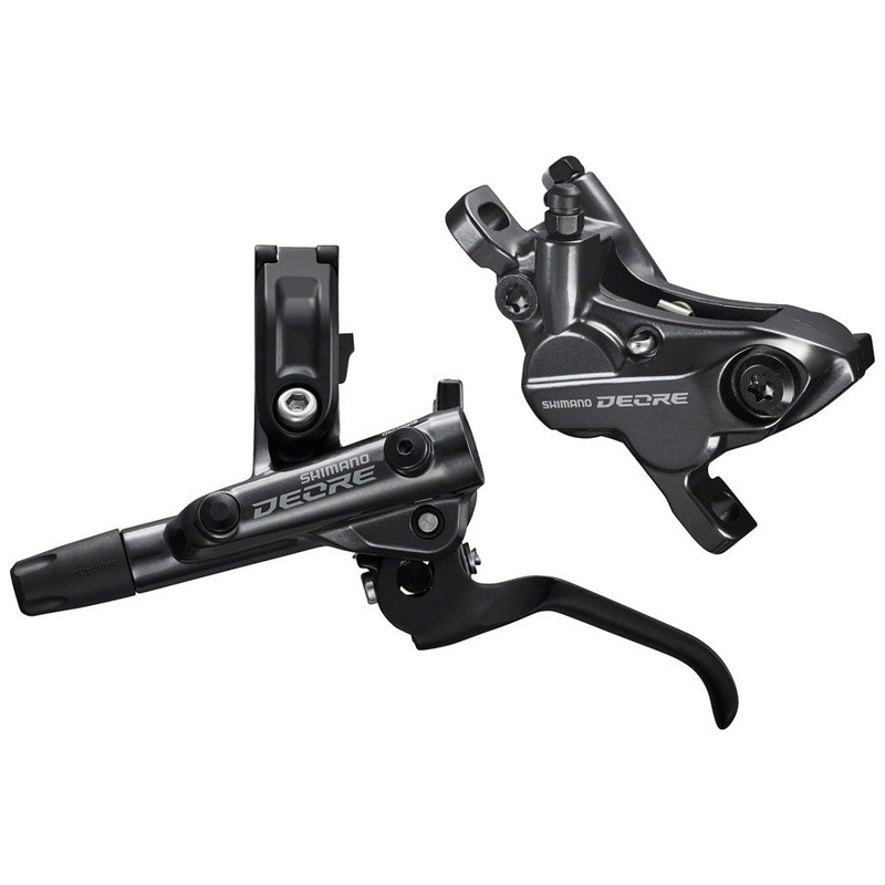 Shimano Deore BL-M6100/BR-M6120 Disc Brake Lever – Front Hydraulic Resin Pads Gray