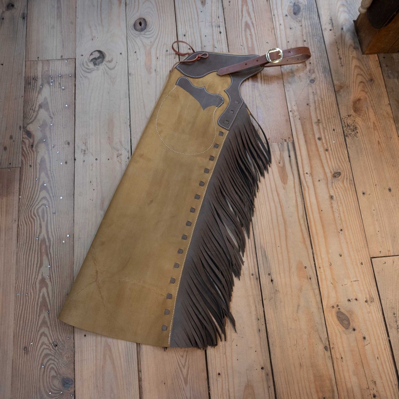 WLC Mustard Roughout Stepthrough Chaps