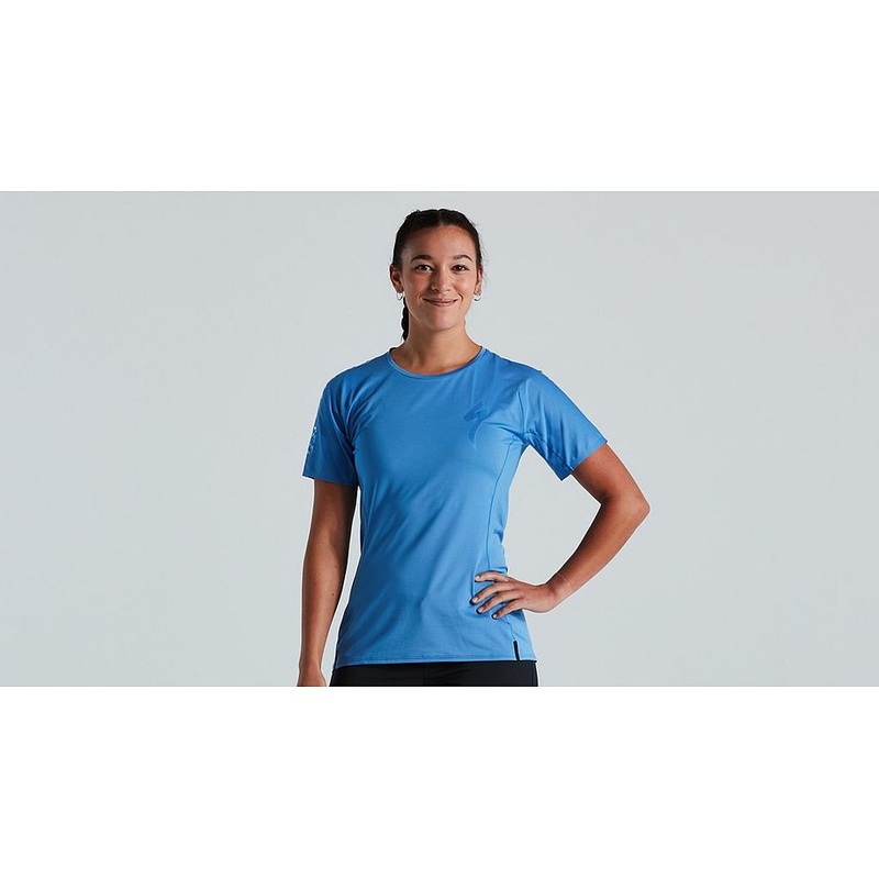2021 Specialized Trail Air Jersey Ss Womens – X-Small, Sky Blue