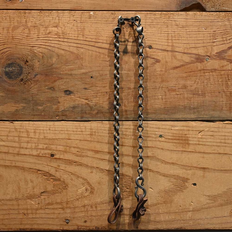 J. Rice 11.5″ Gray Double Loop Rein Chains