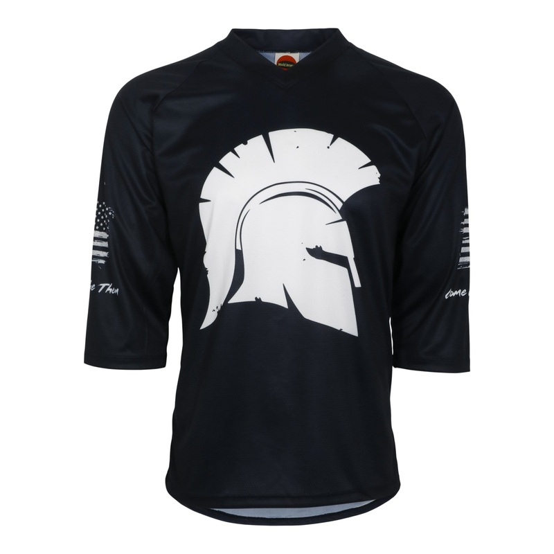 Men’s Spartan Mountain Bike Jersey Black