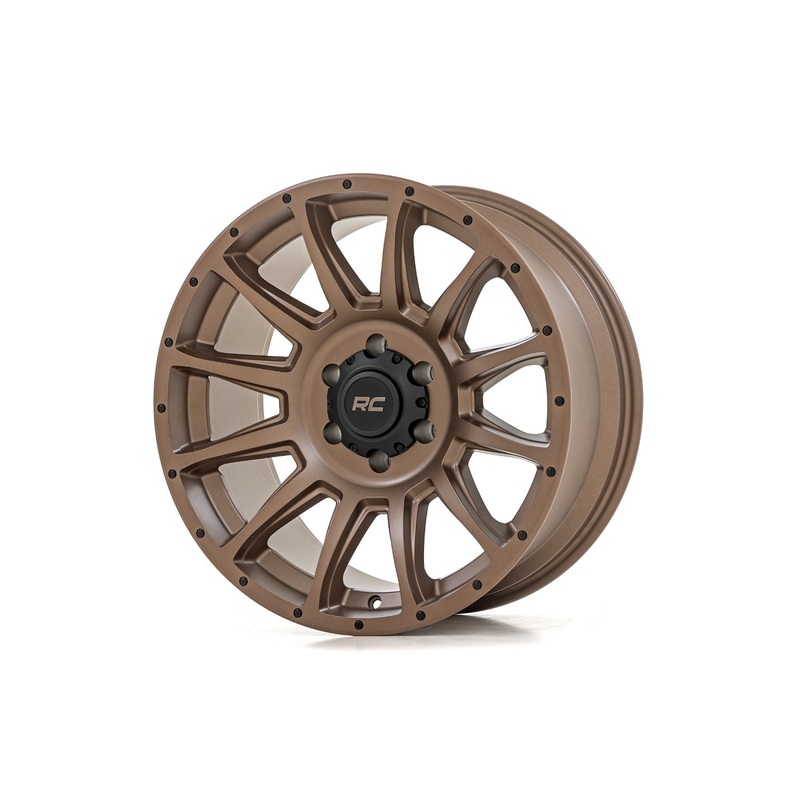Rough Country | Rough Country 90 Series Wheel | One-Piece | Bronze | 18×9 | 8×180 | 0mm | 90180906