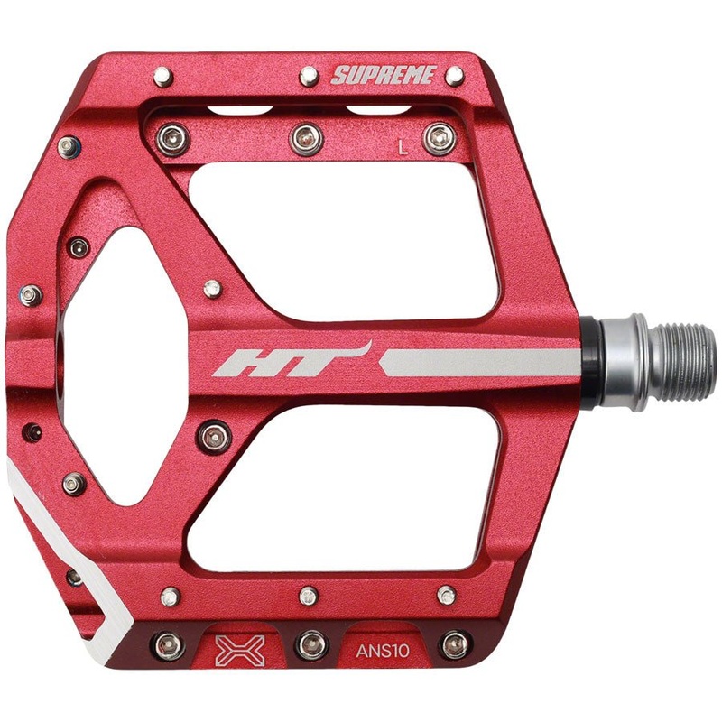 HT Components ANS10 Pedals – Platform Aluminum 9/16″ Red