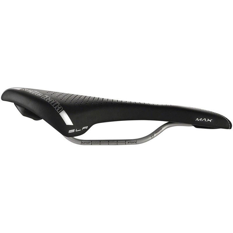 Selle Italia Max SLR Gel Superflow Saddle – Titanium, Black, L3