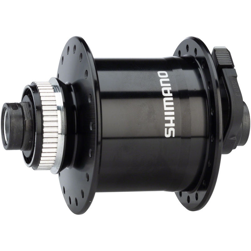 Shimano Metrea Dynamo Front Hub – 12 x 100mm Center-Lock Black 32h