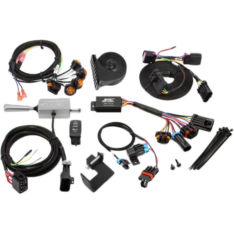 XTC Power Products ATS-L-POL-XPED Automatic Turn Signal System with Billet Column Lever