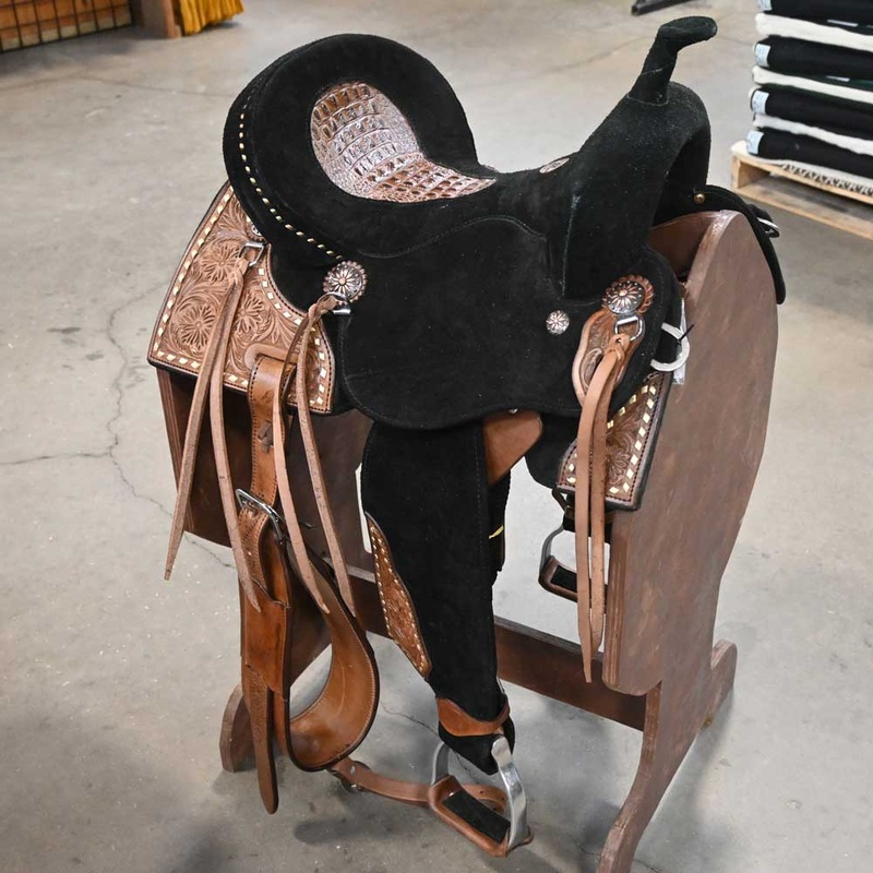 13.5″ SEVEN LIGHTWEIGHT NEOPRENE BARREL SADDLE