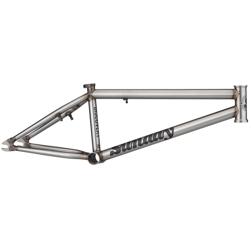 Sunday Discovery BMX Frame – 21″ TT Matte Raw