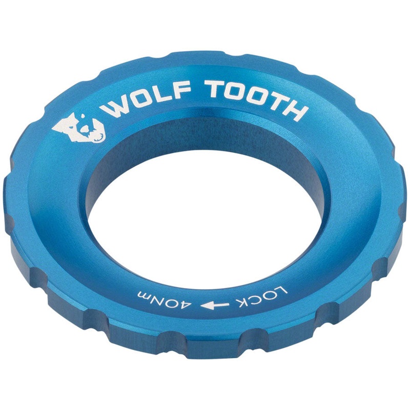 Wolf Tooth CenterLock Rotor Lockring – External Splined, Blue