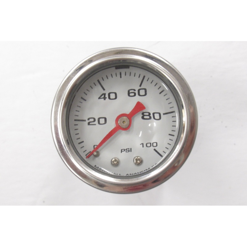 Oil Pressure gauge PSI 0-100psi White face