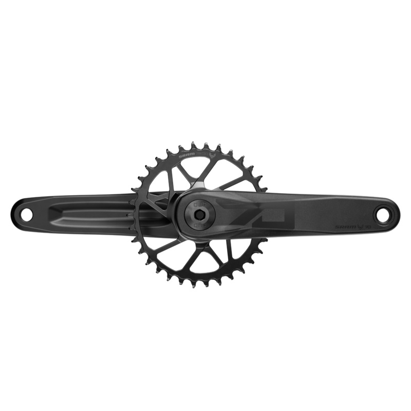 SRAM Eagle 70 Transmission Crankset – 68-73mm and BB86-92 – 28.99mm DUB – SRAM Direct Mount – 3 Bolt – 170mm – Black