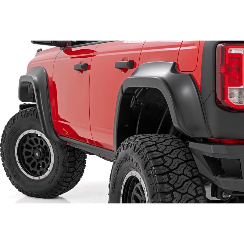Rough Country | Fender Flares | FA Eruption Green | Ford Bronco 4WD (2021-2025) | O-F12124-FA