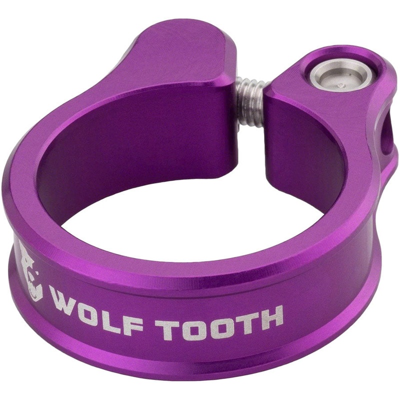 Wolf Tooth Seatpost Clamp – 31.8mm Bolt-On Ultraviolet Purple